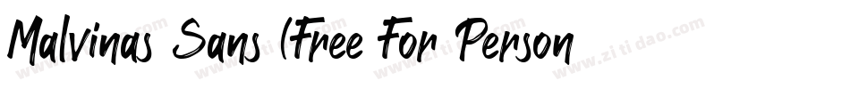 Malvinas Sans (Free For Personal Use)字体转换